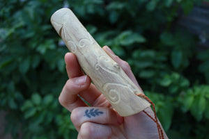 Red Owl Handmade Elder Wood Whistle