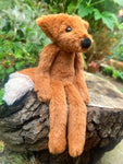 ‘COPPER’ - Handmade Luxury Weighted Plush Fluffy Fox Doll