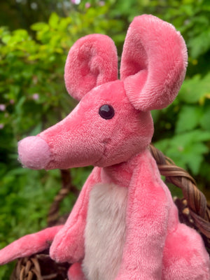 ‘ROSIE RODENT’ - Handmade Weighted Plush Mouse/Rat Doll