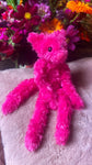 “PEONY” THE BARBIE PINK FOX - Handmade Luxury Weighted Plush Fluffy Fox Doll