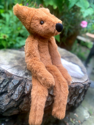 ‘COPPER’ - Handmade Luxury Weighted Plush Fluffy Fox Doll