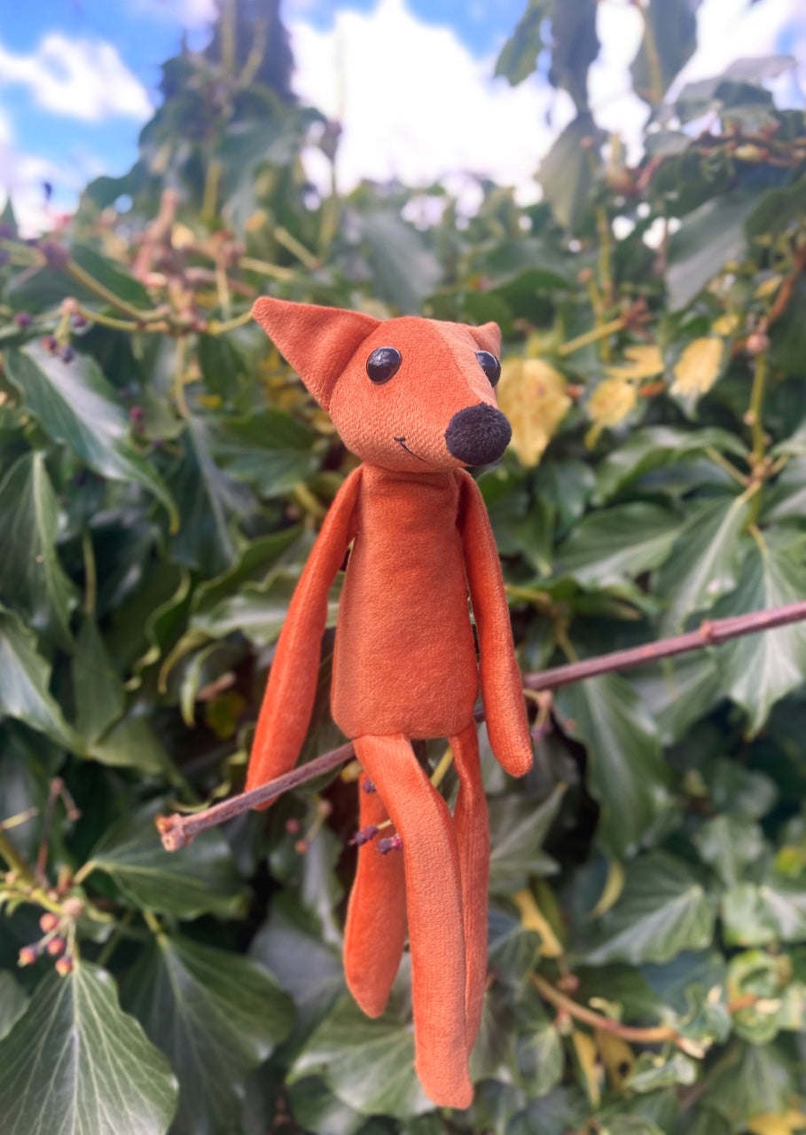 “THE OG” FOX CUB - Soft Handmade Weighted Fox Doll