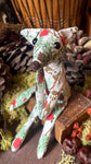 WINTER FOX CUB - Handmade Weighted Cotton Fox Doll