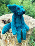 FOREST FOX (B) - Handmade Luxury Weighted Plush Fluffy Fox Doll