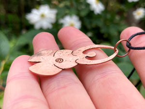 ANCIENT GODDESS Handmade Copper Necklace