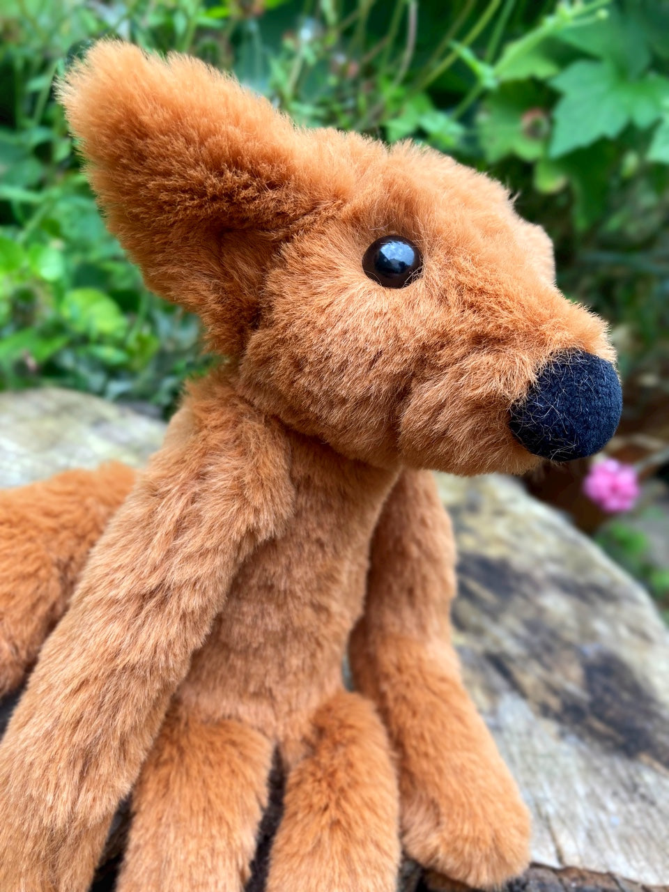 ‘COPPER’ - Handmade Luxury Weighted Plush Fluffy Fox Doll