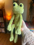 FERAL FROGGO - Handmade Weighted Plush Fox Doll