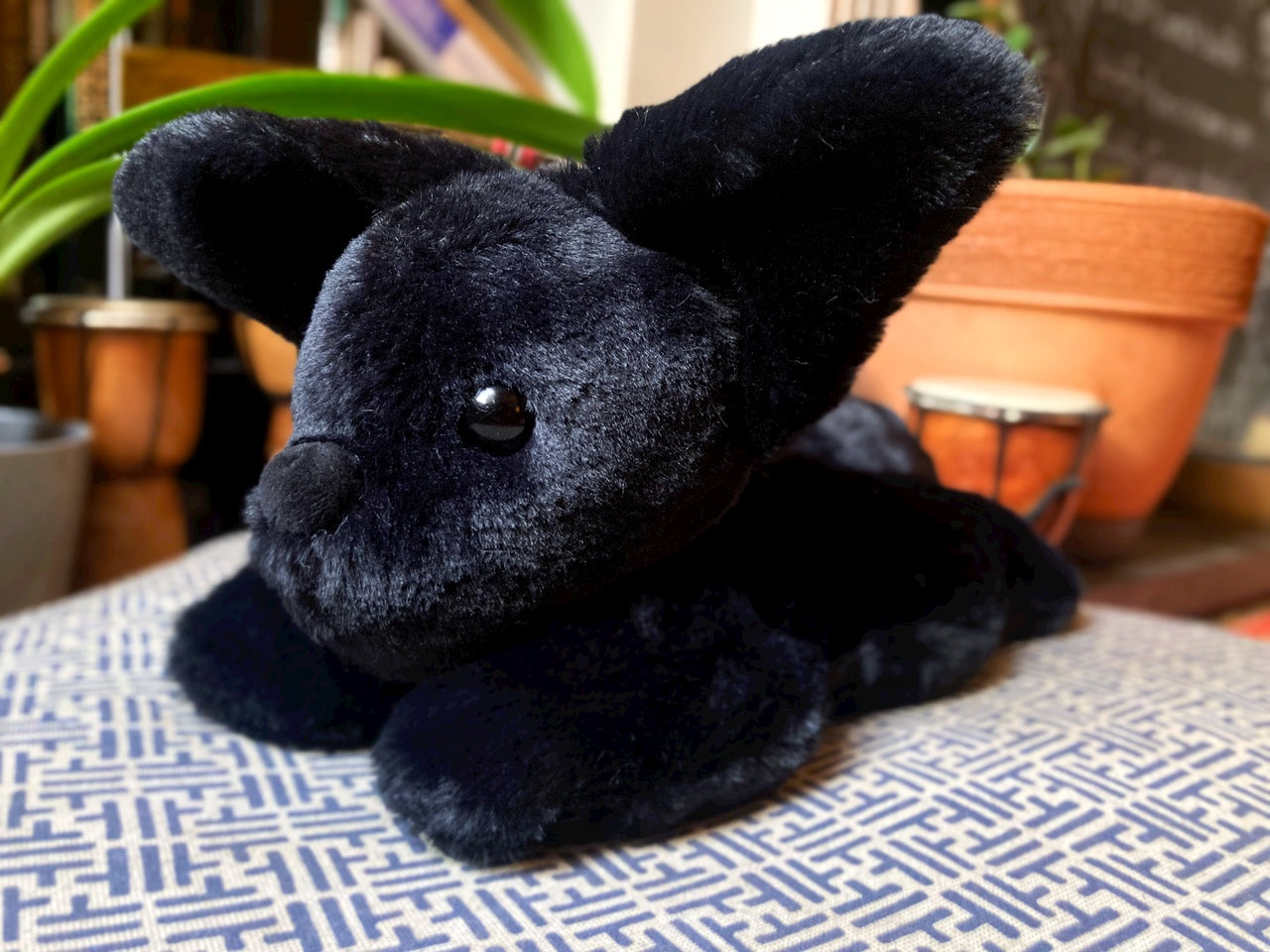 ‘VOID’ THE SQUISHY FOX - Handmade Luxury Weighted Plush Fox Doll