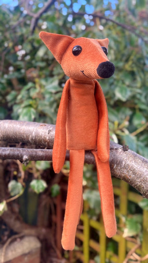 “THE OG” FOX CUB - Soft Handmade Weighted Fox Doll