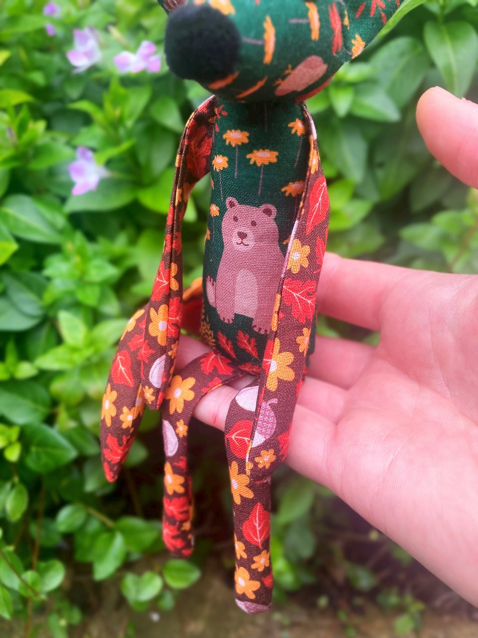 “WOODLAND FRIENDS” FOX CUB - Handmade Weighted Cotton Fox Doll