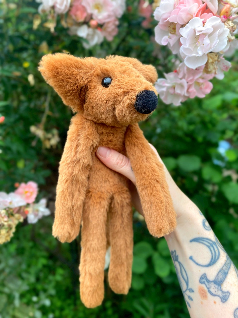 ‘COPPER’ - Handmade Luxury Weighted Plush Fluffy Fox Doll