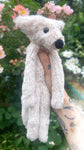 ‘FLURRY’ THE SNOW FOX (B) - Handmade Luxury Weighted Plush Fluffy Fox Doll