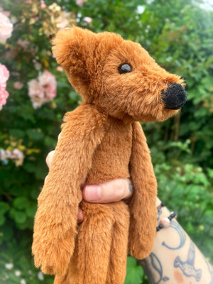 ‘COPPER’ - Handmade Luxury Weighted Plush Fluffy Fox Doll