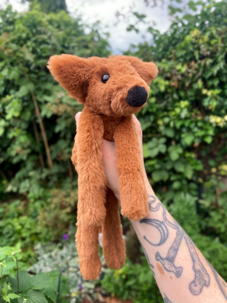 ‘COPPER’ - Handmade Luxury Weighted Plush Fluffy Fox Doll