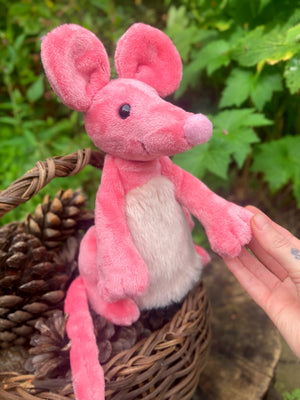 ‘ROSIE RODENT’ - Handmade Weighted Plush Mouse/Rat Doll