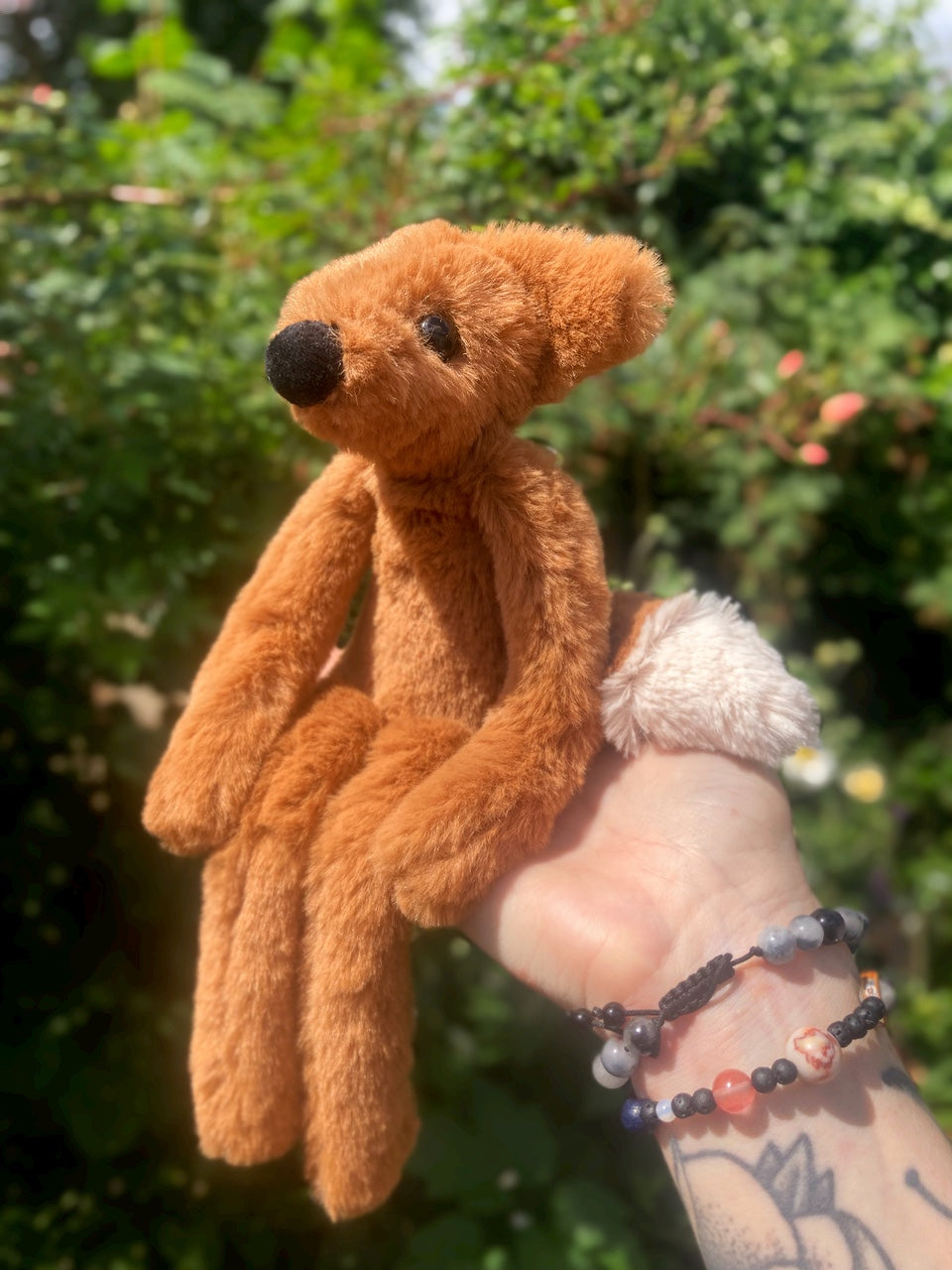 ‘COPPER’ (A) - Handmade Luxury Weighted Plush Fluffy Fox Doll