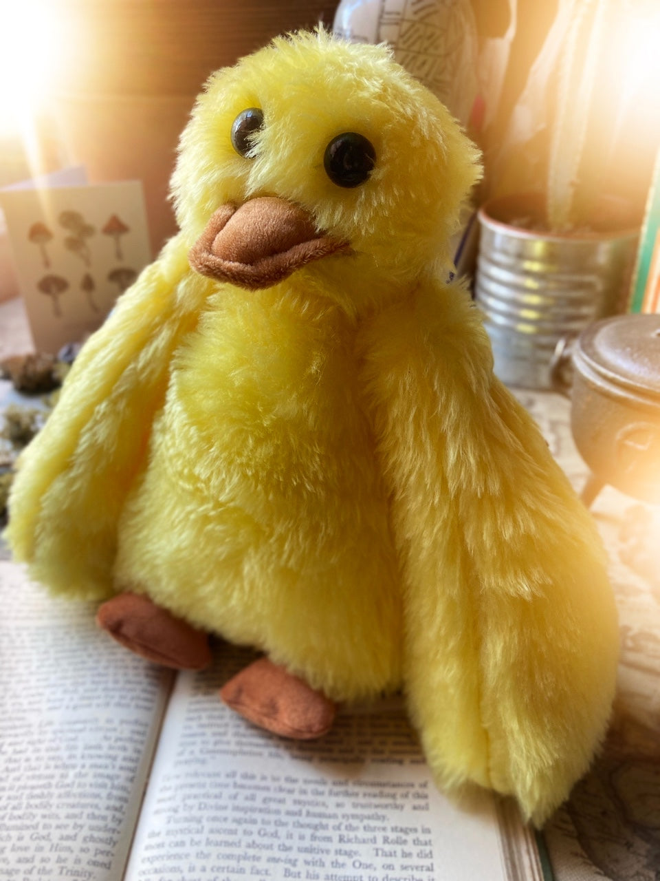 SUNNY THE DOOFY DUCKLING Handmade Weighted Plush Friend