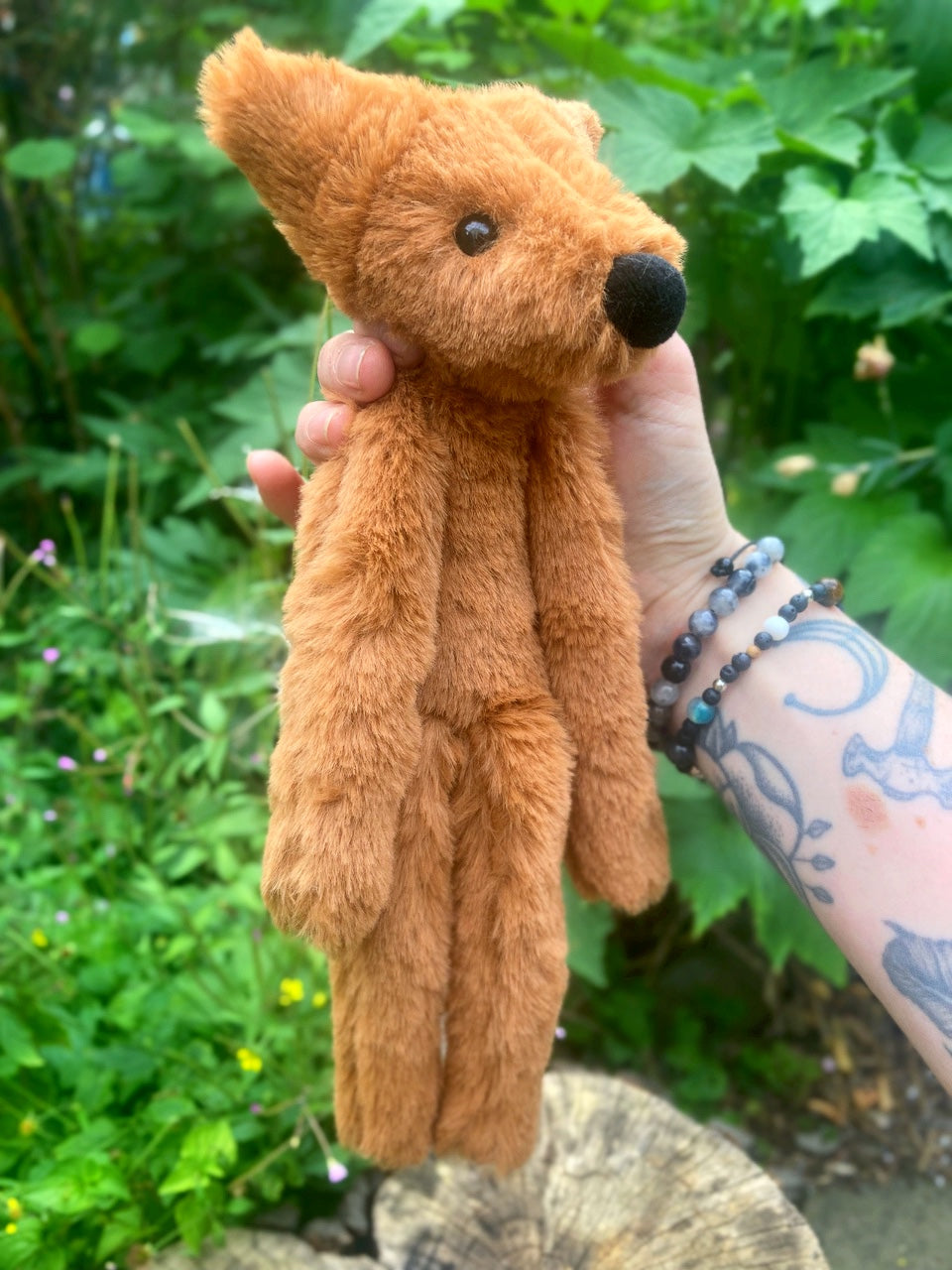 ‘COPPER’ - Handmade Luxury Weighted Plush Fluffy Fox Doll