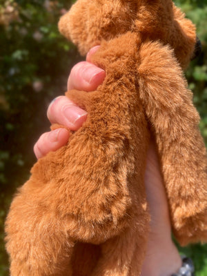 ‘COPPER’ (B) - Handmade Luxury Weighted Plush Fluffy Fox Doll