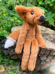 ‘COPPER’ - Handmade Luxury Weighted Plush Fluffy Fox Doll