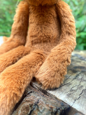 ‘COPPER’ - Handmade Luxury Weighted Plush Fluffy Fox Doll