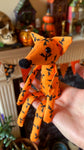 BAT FOX CUB - Handmade Weighted Cotton Fox Doll