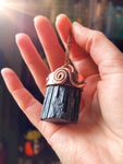 ꩜ NATHAIR ꩜ Handmade Copper Talisman with Black Tourmaline