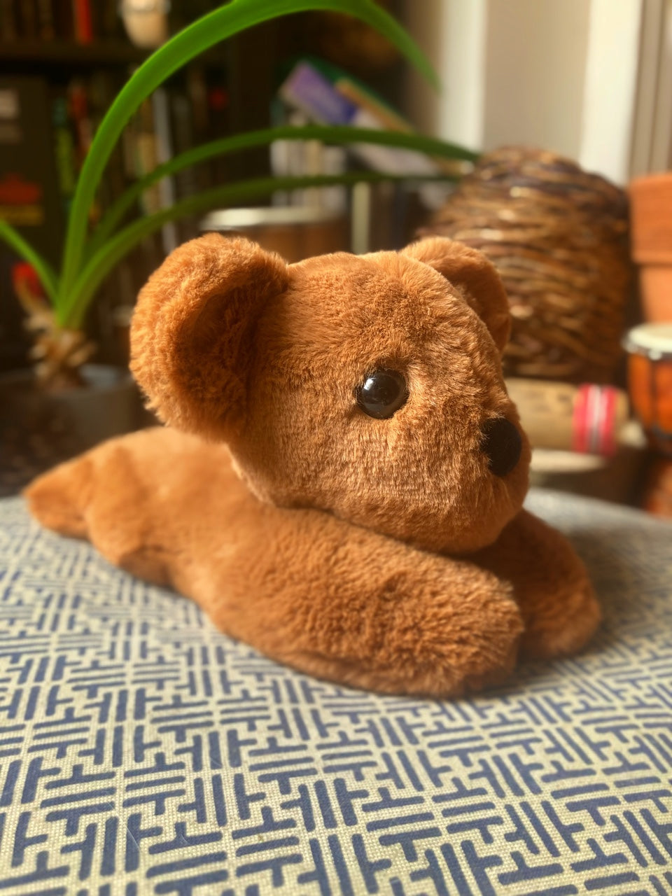 ‘BJORN’ THE SQUISHY BEAR CUB - Handmade Luxury Weighted Plush Bear Doll