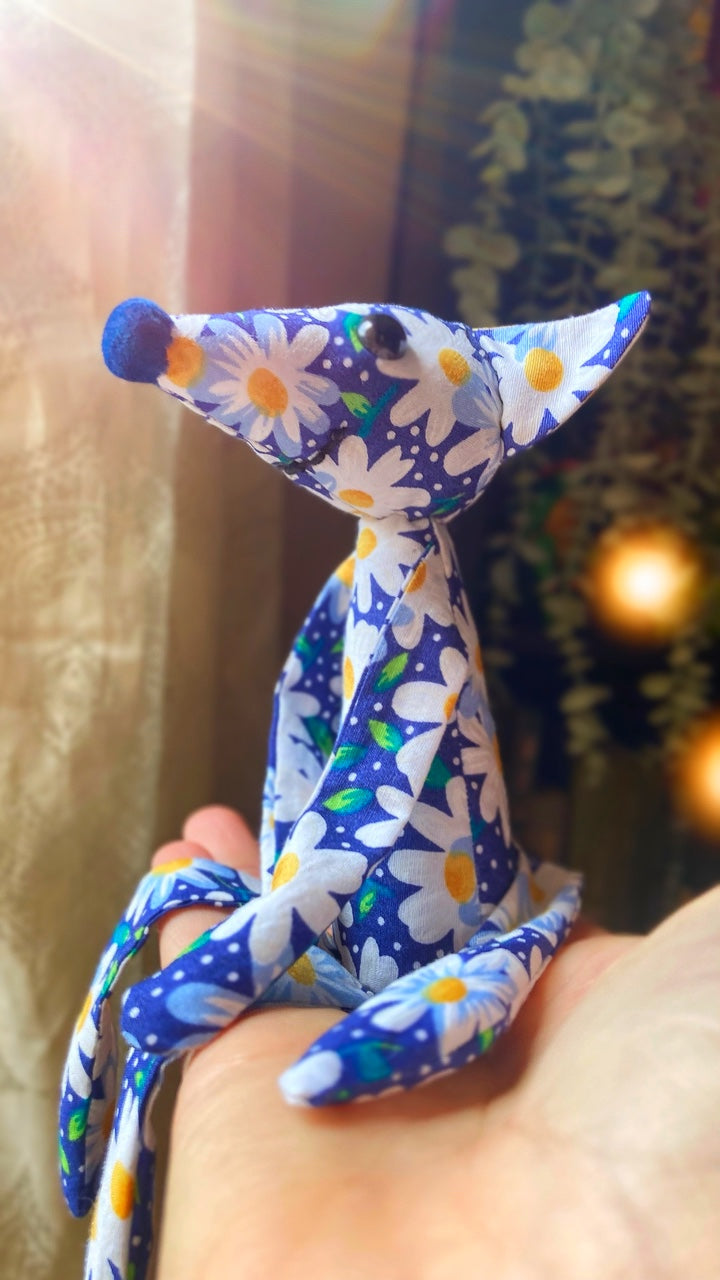 DAISY CHAIN FOX CUB - Handmade Weighted Cotton Fox Doll