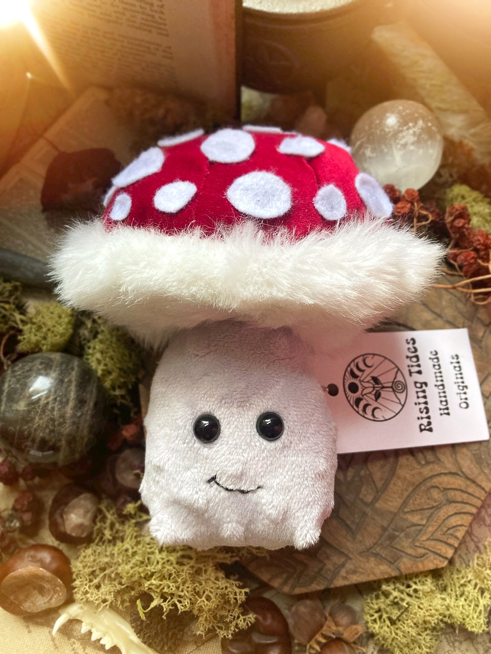 ORIGINAL PLUSHIE MUSHIE Handmade Plush Mushroom Friend