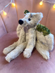 GARGOYLE FOX (B) - Handmade Luxury Weighted Plush Fluffy Fox Doll