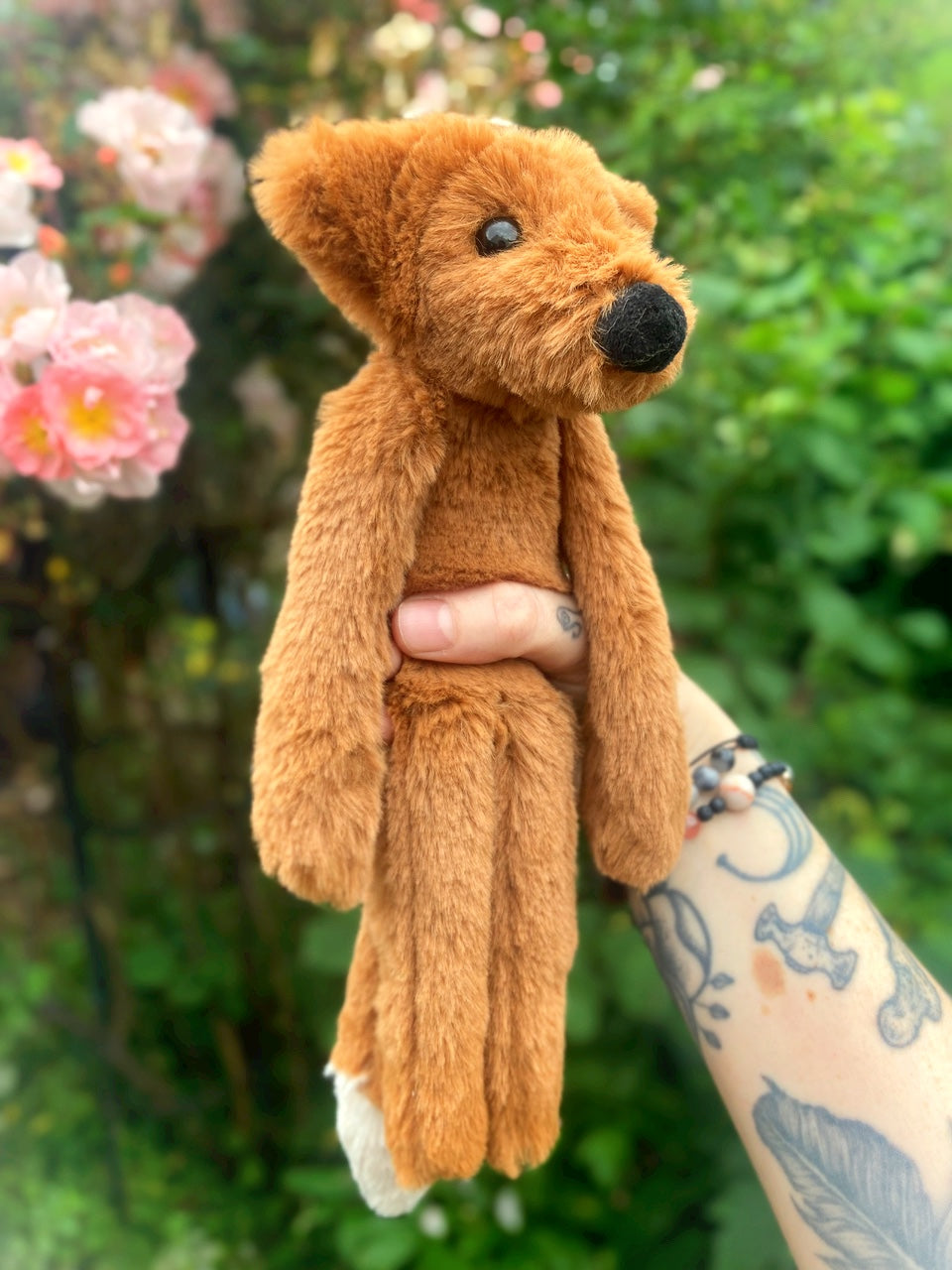 ‘COPPER’ - Handmade Luxury Weighted Plush Fluffy Fox Doll