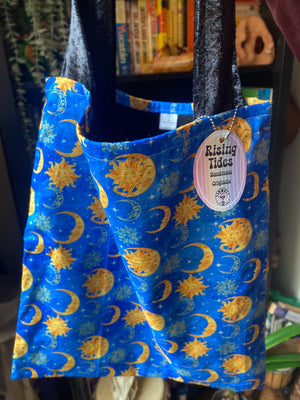 CELESTIAL - Fully Lined Handmade Tote Bag