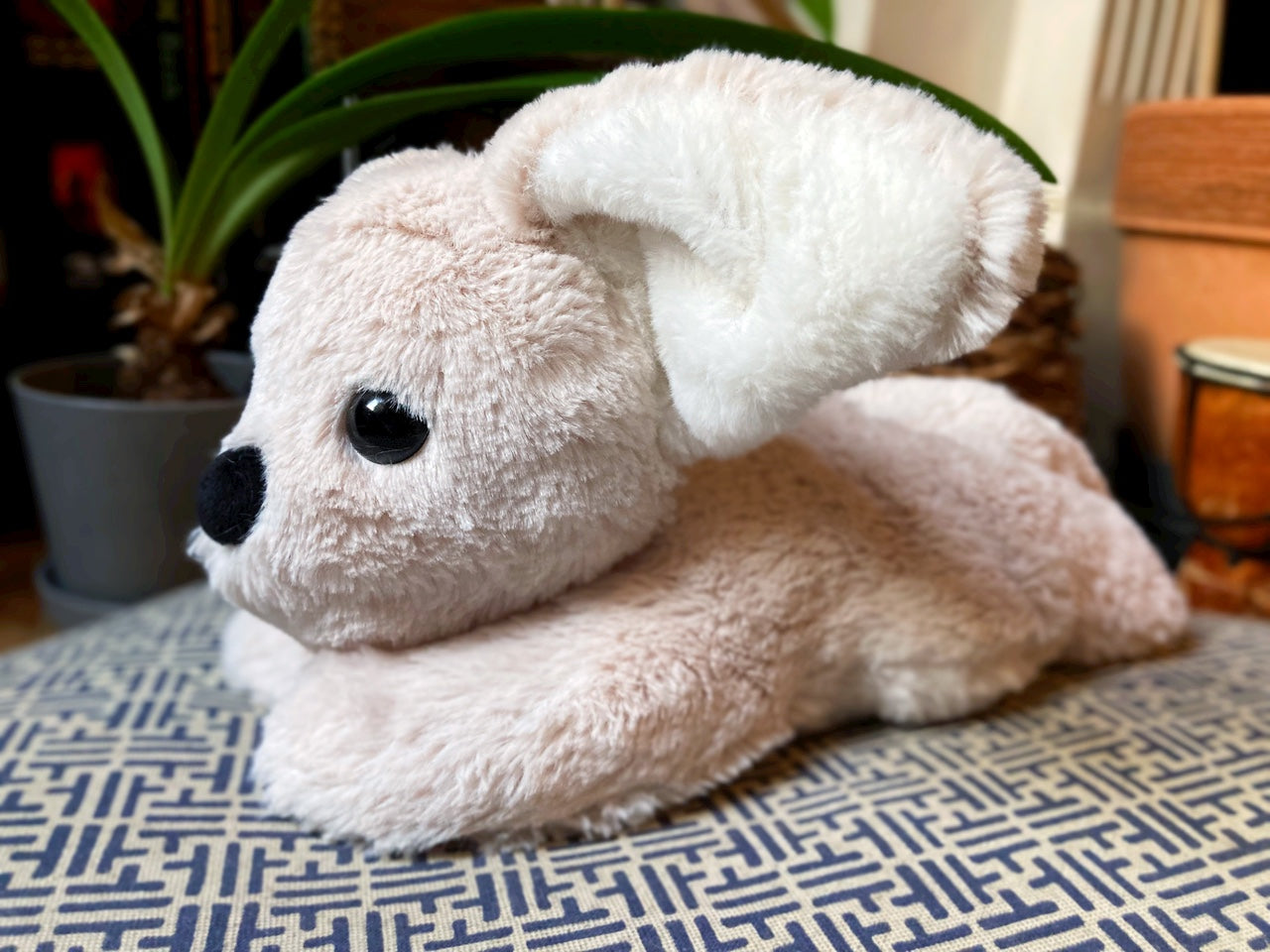 ‘FALCOR’ THE SQUISHY SNOW FOX - Handmade Luxury Weighted Plush Fox Doll