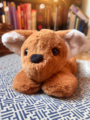 ‘FINCH’ THE SQUISHY FOX - Handmade Luxury Weighted Plush Fox Doll