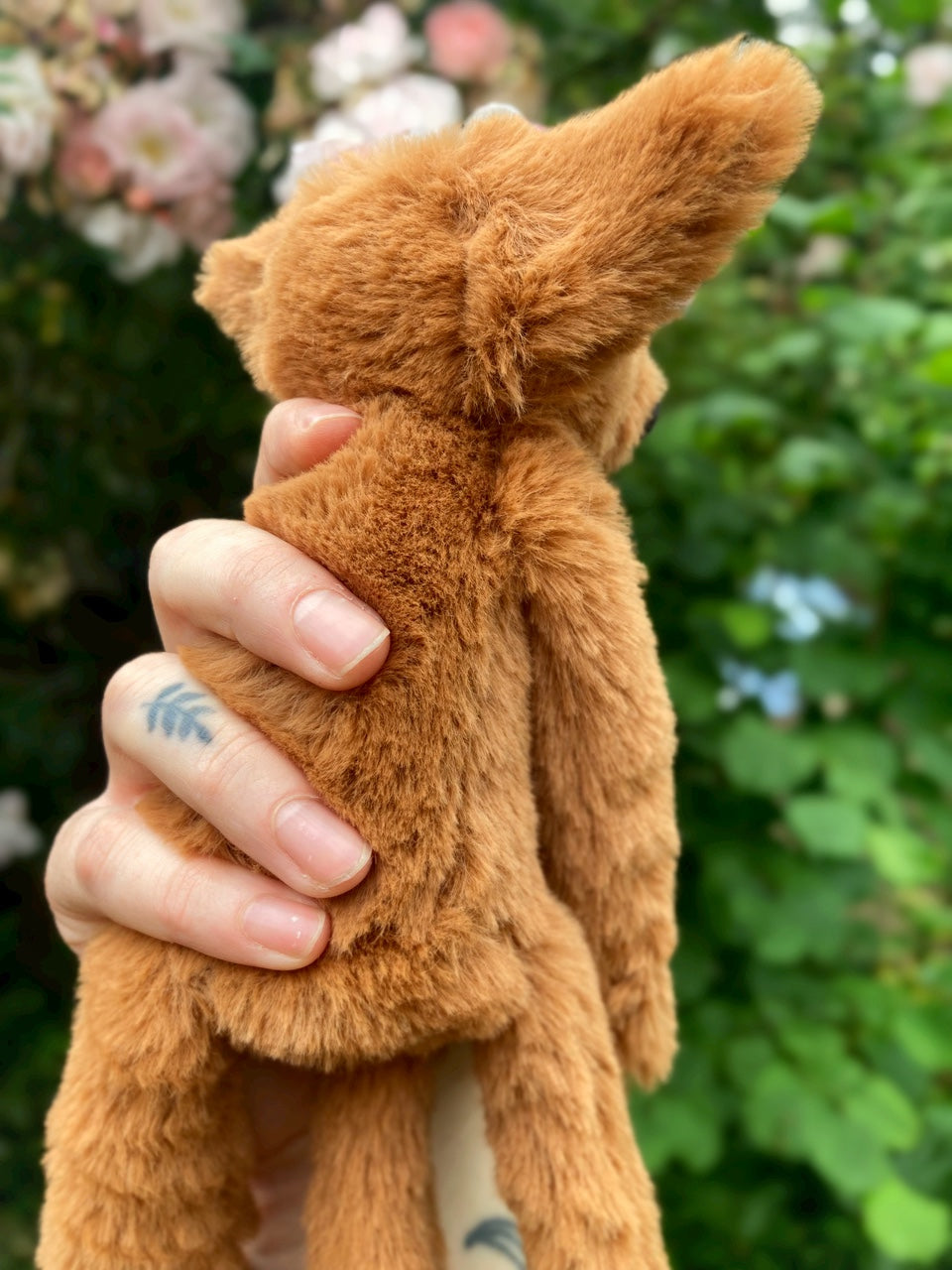 ‘COPPER’ - Handmade Luxury Weighted Plush Fluffy Fox Doll