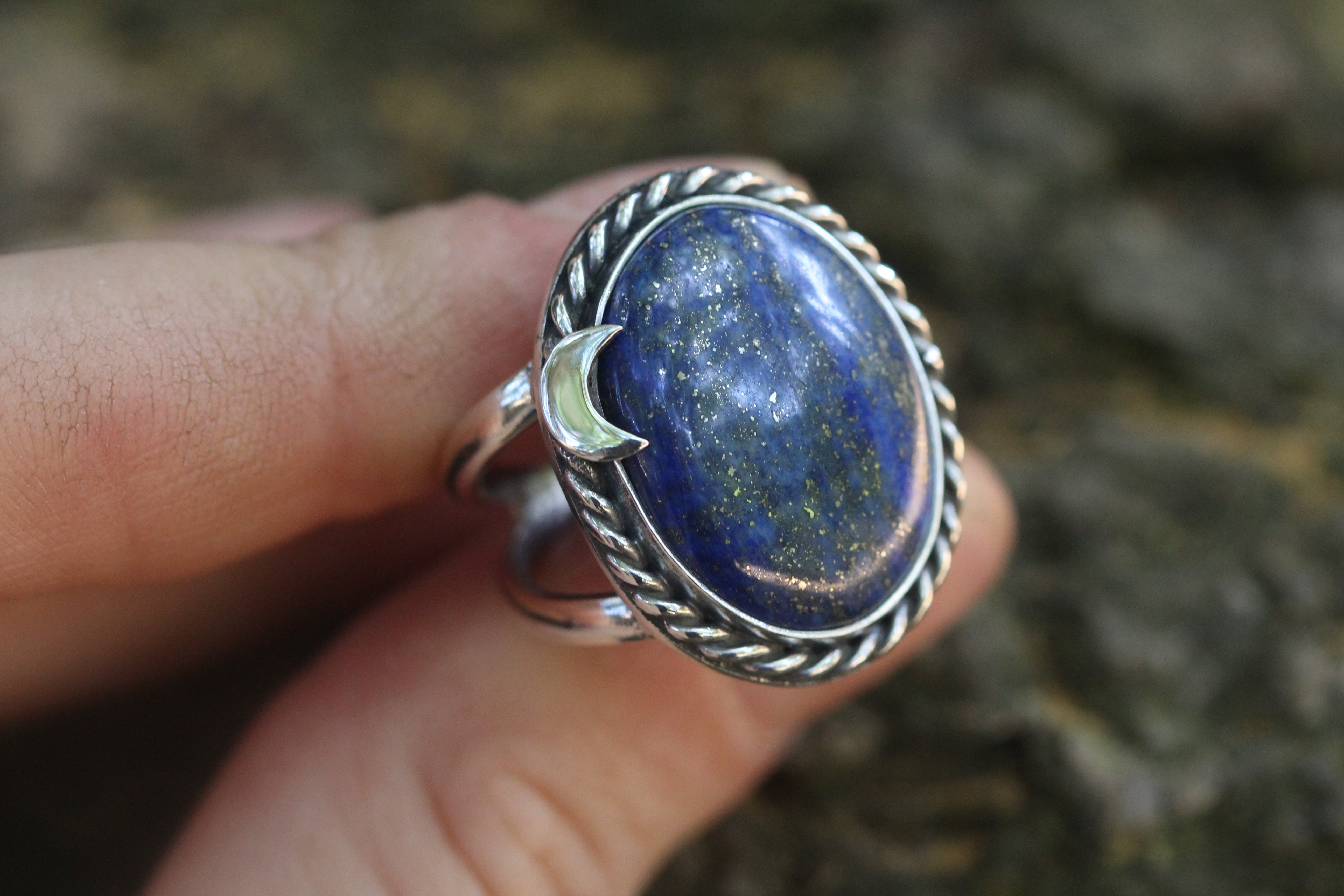 CONSTELLATIONS Lapis Lazuli Ring, Size 5.5-6/UK L