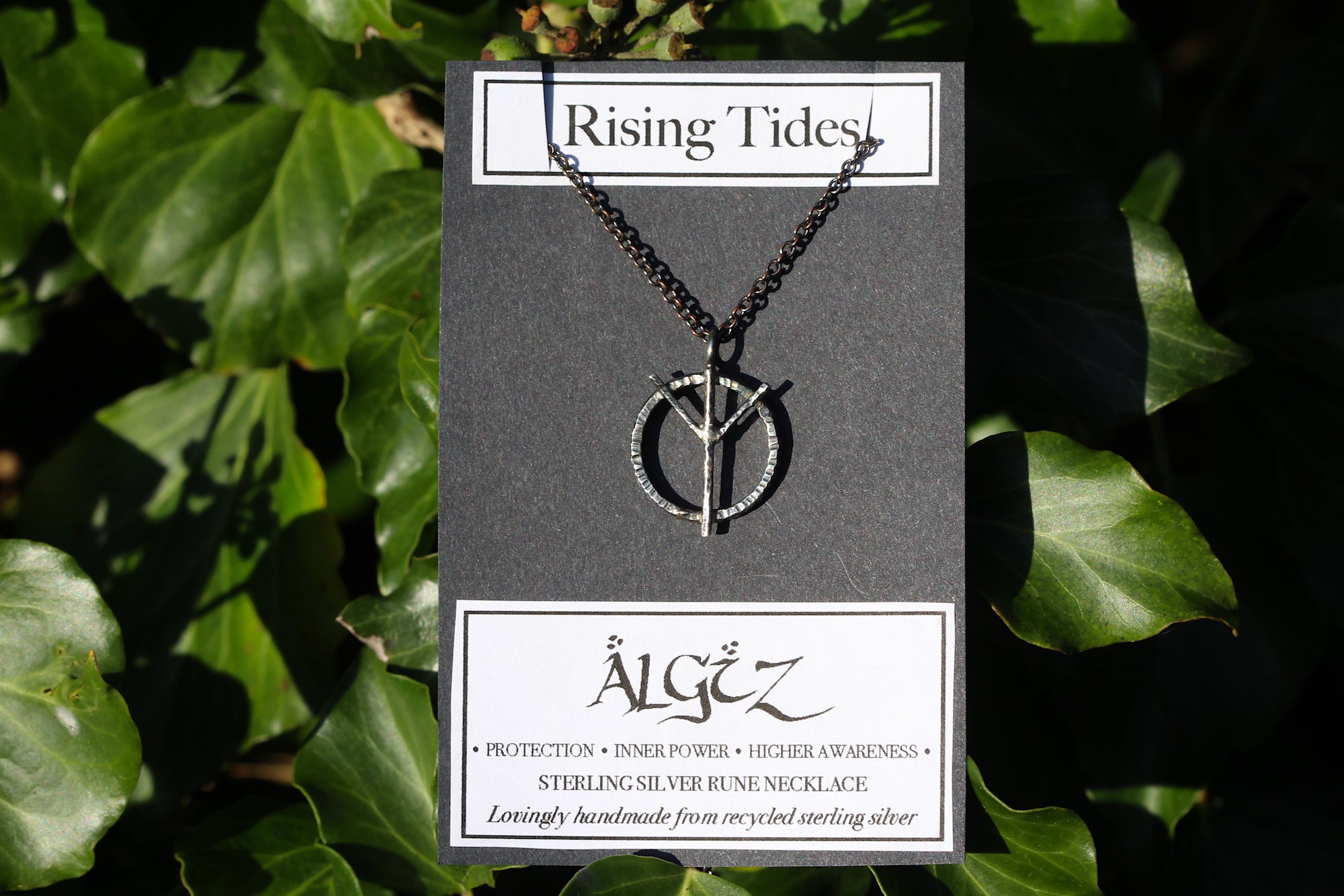 ALGIZ Sterling Silver Rune Necklace