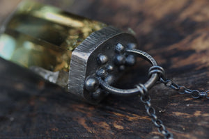 PRIMAL Smokey Lemon Quartz Necklace