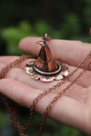 Mini Handmade Copper Witches Hat Necklace (Made to Order)
