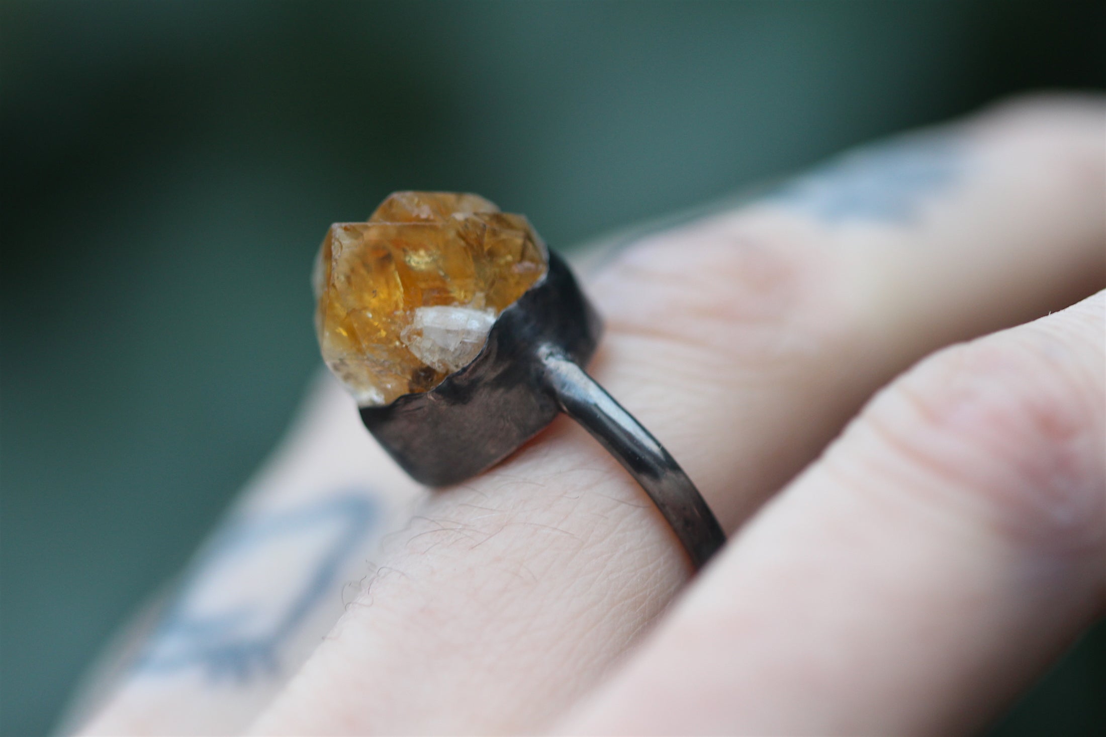 RISING WARMTH Citrine & Sterling Silver Ring
