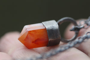 EMBERS Carnelian & Sterling Silver Necklace