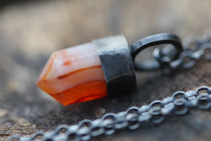 EMBERS Carnelian & Sterling Silver Necklace