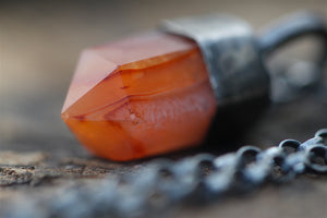 EMBERS Carnelian & Sterling Silver Necklace