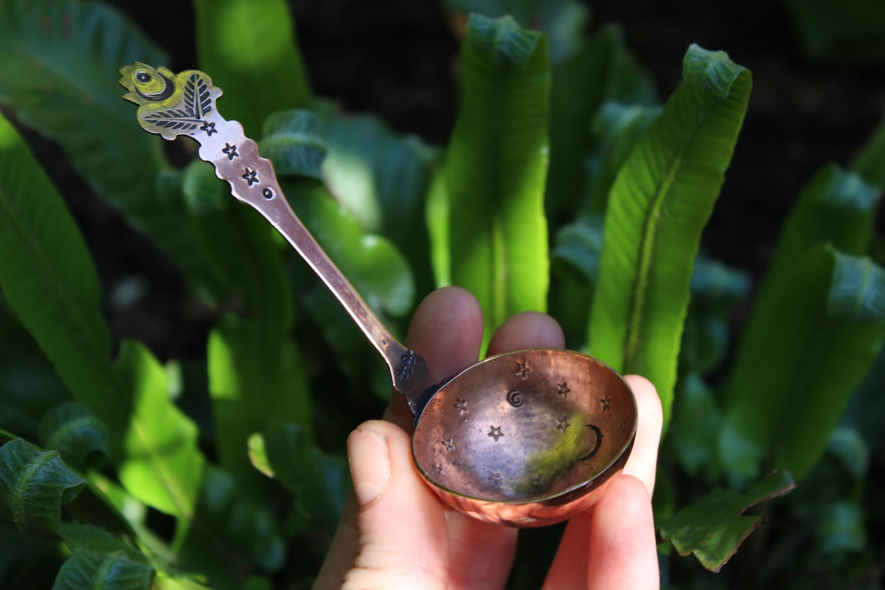WITCHES SPOON No. 1 - Handmade Copper Spoon