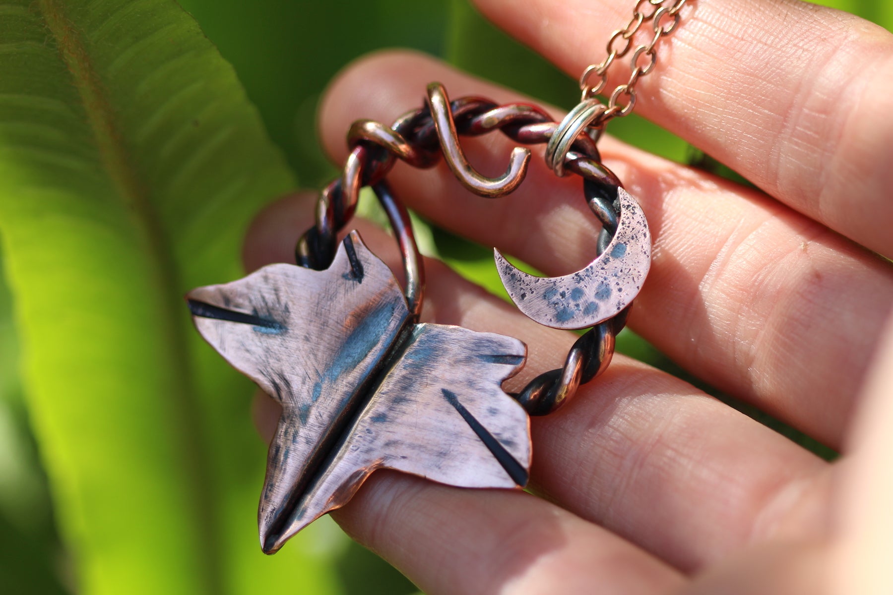 IVY TALISMAN Handmade Copper Necklace