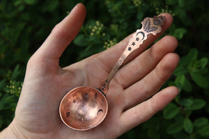 WITCHES SPOON No. 2 - Handmade Copper Spoon