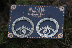 AWAKEN Handmade Brass Earrings