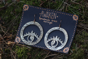 AWAKEN Handmade Brass Earrings