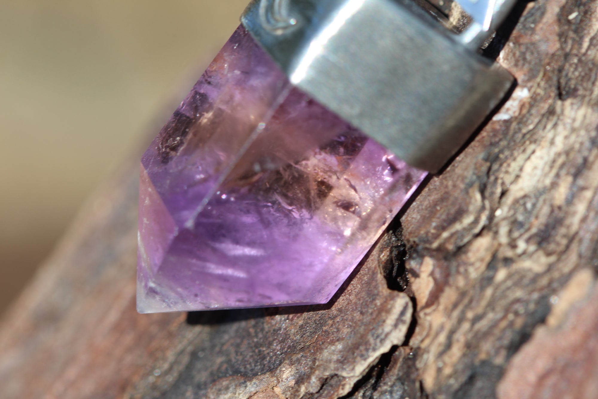 FREE SPIRIT Ametrine & Sterling Silver Necklace